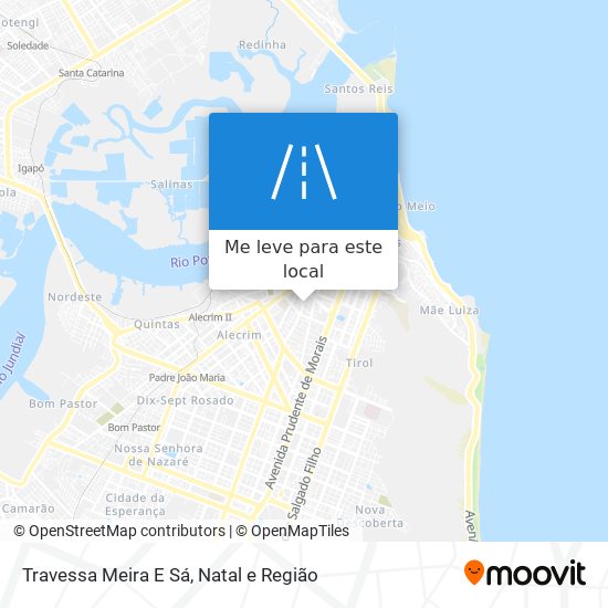 Travessa Meira E Sá mapa
