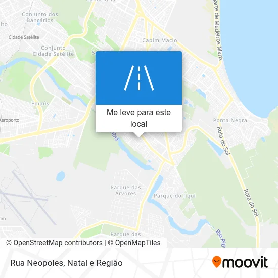Rua Neopoles mapa