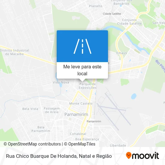 Rua Chico Buarque De Holanda mapa