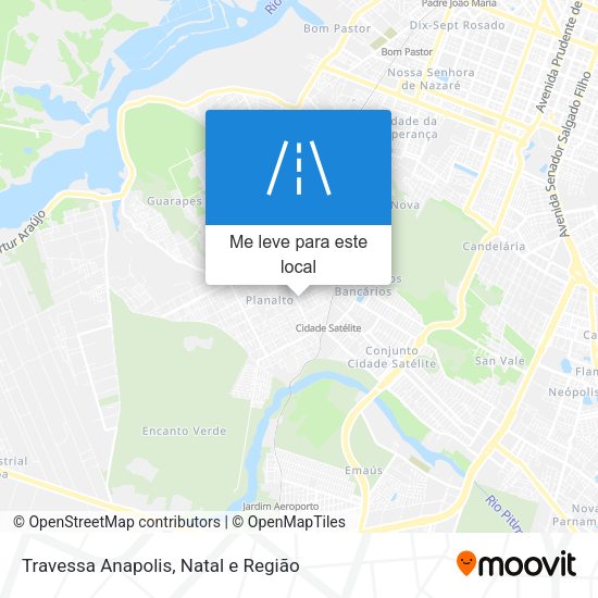 Travessa Anapolis mapa