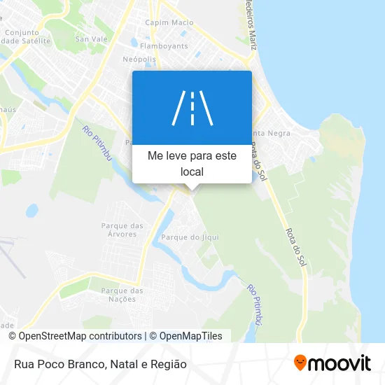 Rua Poco Branco mapa