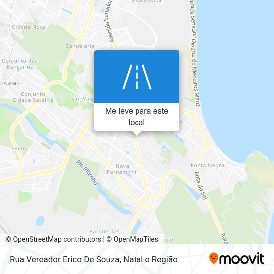 Rua Vereador Erico De Souza mapa