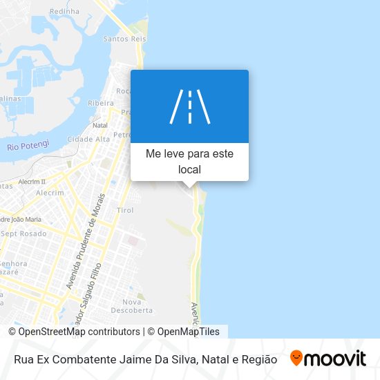 Rua Ex Combatente Jaime Da Silva mapa