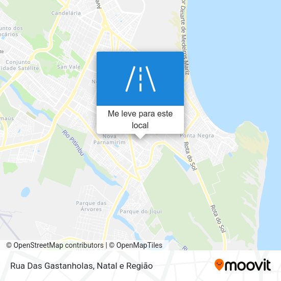 Rua Das Gastanholas mapa