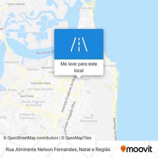 Rua Almirante Nelson Fernandes mapa