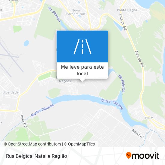 Rua Belgica mapa