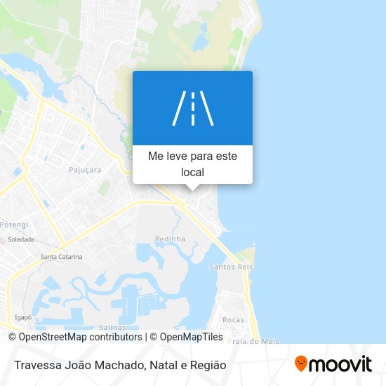 Travessa João Machado mapa