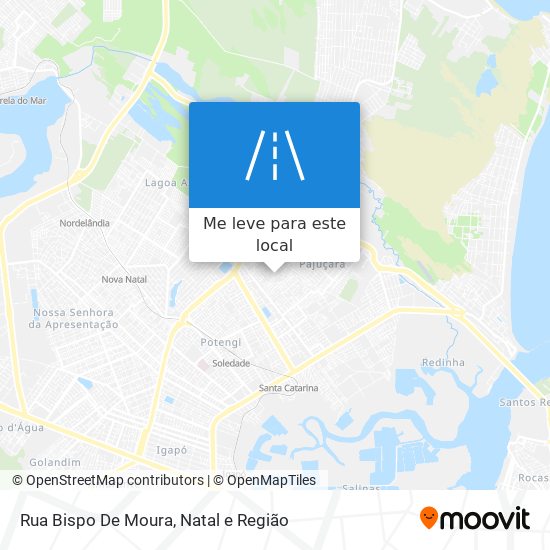 Rua Bispo De Moura mapa