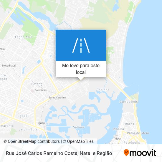 Rua José Carlos Ramalho Costa mapa