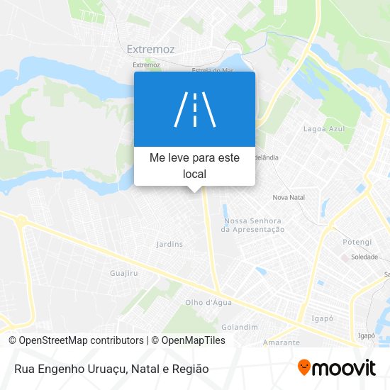 Rua Engenho Uruaçu mapa