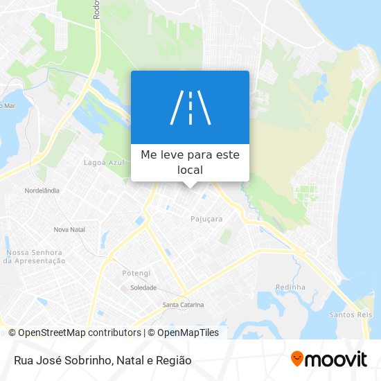 Rua José Sobrinho mapa