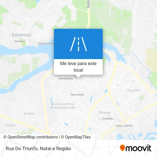 Rua Do Triunfo mapa