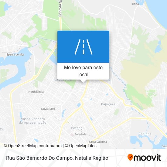 Rua São Bernardo Do Campo mapa