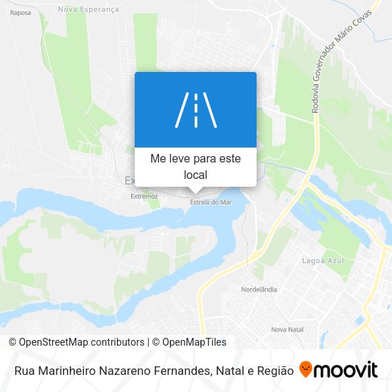 Rua Marinheiro Nazareno Fernandes mapa