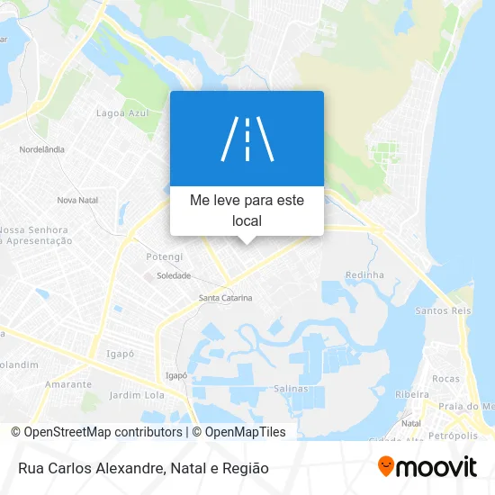 Rua Carlos Alexandre mapa