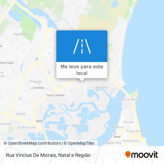 Rua Vincius De Morais mapa