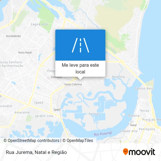 Rua Jurema mapa