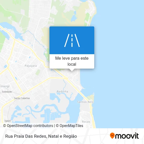 Rua Praia Das Redes mapa