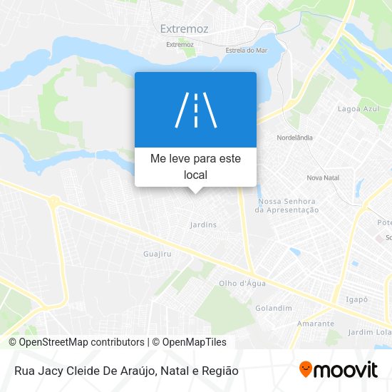Rua Jacy Cleide De Araújo mapa