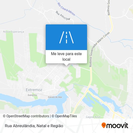 Rua Abreulândia mapa