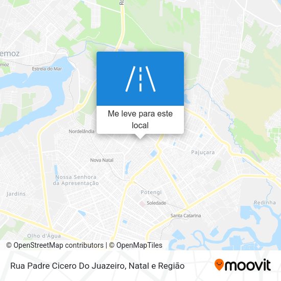 Rua Padre Cicero Do Juazeiro mapa