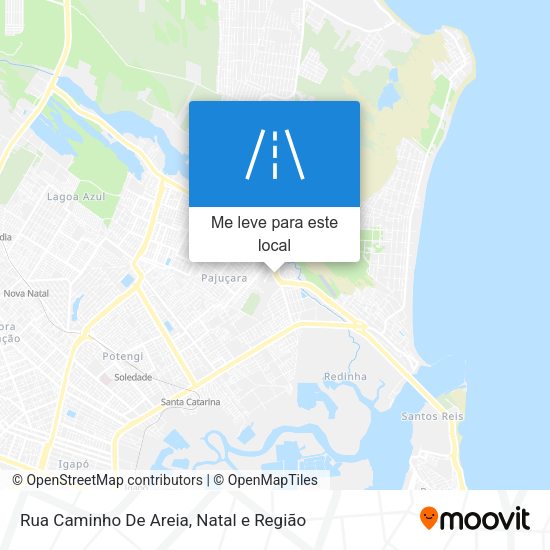 Rua Caminho De Areia mapa