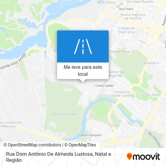 Rua Dom Antônio De Almeida Lustosa mapa