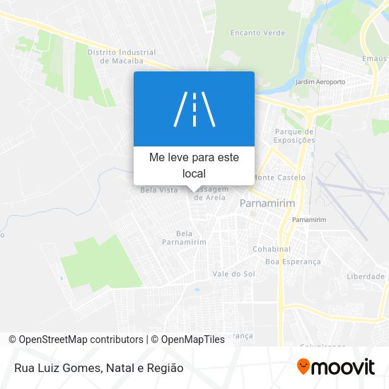 Rua Luiz Gomes mapa