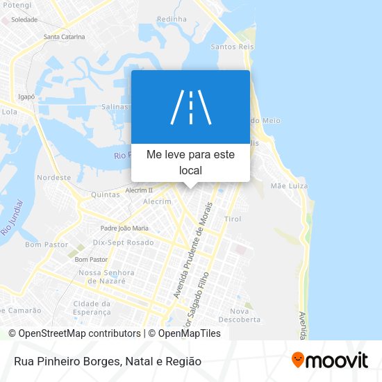 Rua Pinheiro Borges mapa