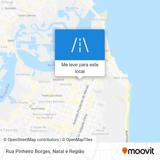 Rua Pinheiro Borges mapa