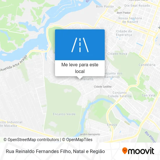 Rua Reinaldo Fernandes Filho mapa