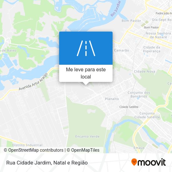 Rua Cidade Jardim mapa