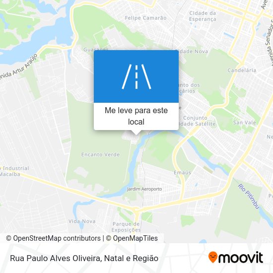 Rua Paulo Alves Oliveira mapa