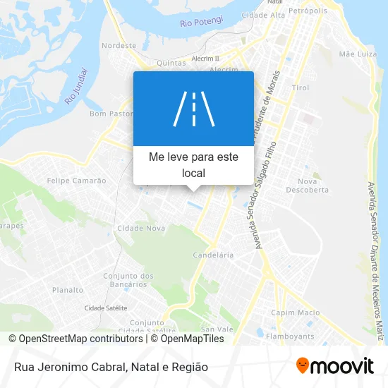 Rua Jeronimo Cabral mapa