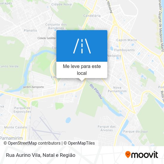 Rua Aurino Vila mapa