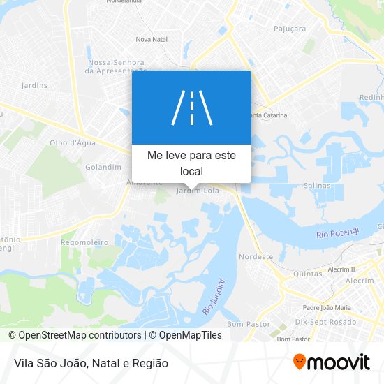 Vila São João mapa