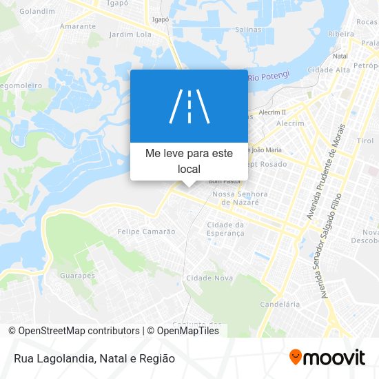 Rua Lagolandia mapa