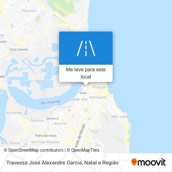 Travessa José Alexandre Garcia mapa