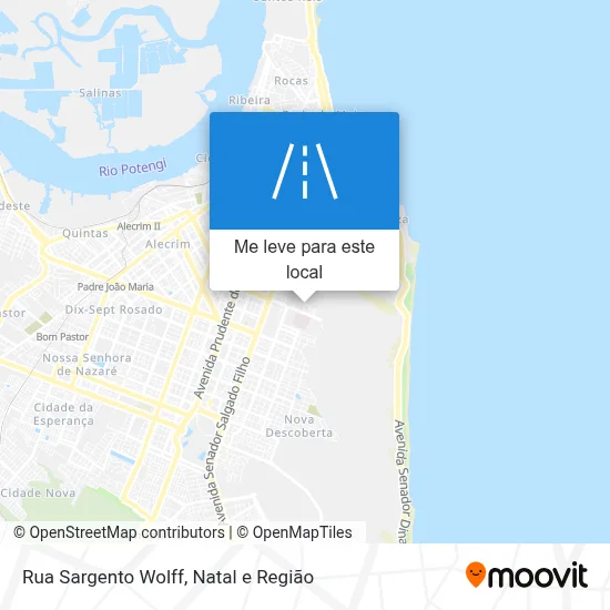 Rua Sargento Wolff mapa
