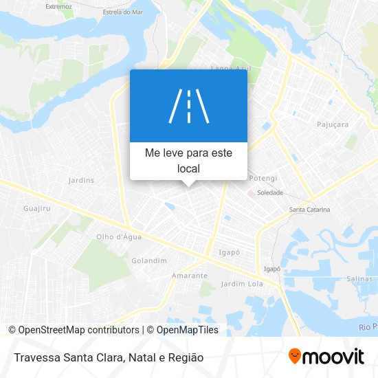 Travessa Santa Clara mapa