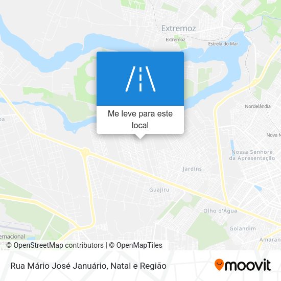 Rua Mário José Januário mapa