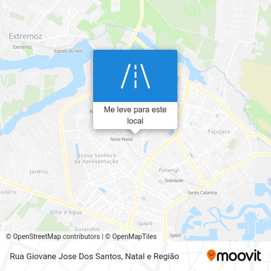 Rua Giovane Jose Dos Santos mapa