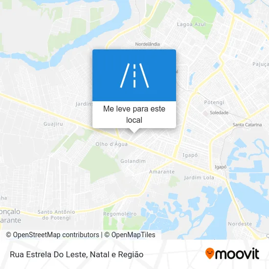 Rua Estrela Do Leste mapa