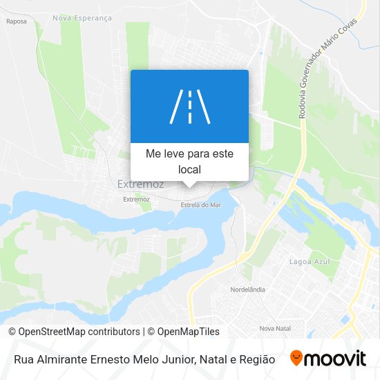 Rua Almirante Ernesto Melo Junior mapa