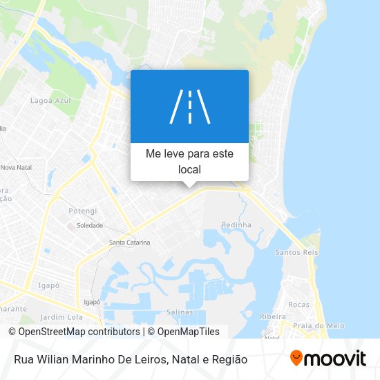 Rua Wilian Marinho De Leiros mapa