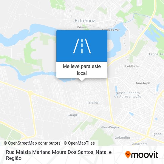 Rua Maisla Mariana Moura Dos Santos mapa