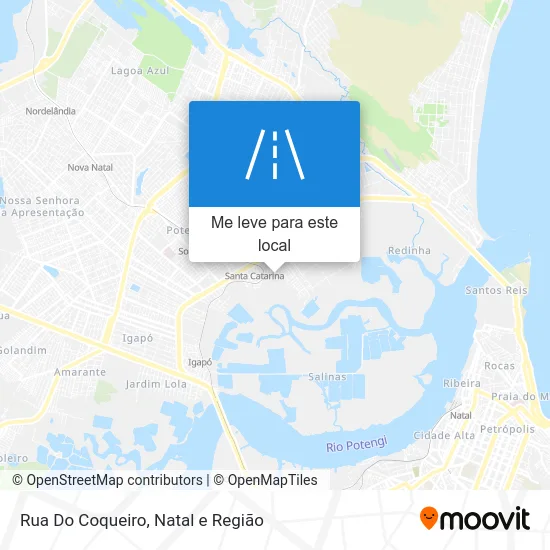 Rua Do Coqueiro mapa