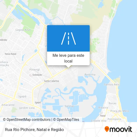 Rua Rio Pichore mapa