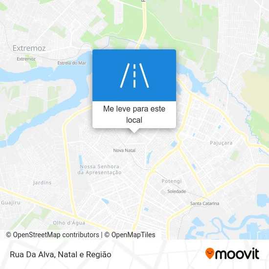 Rua Da Alva mapa