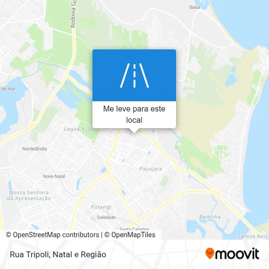 Rua Tripoli mapa